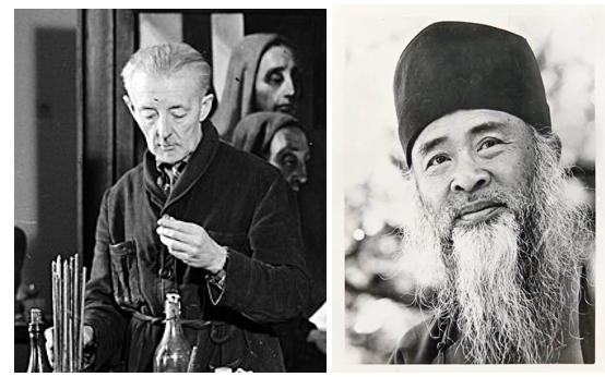 Han van Meegren (left) and Chang Dai-chien (right)